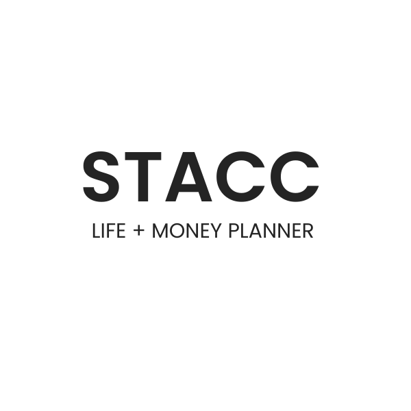 Stacc Monthly Planner — Life + Money, Simplified